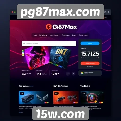 Análise da interface do usuário do pg87max.com
